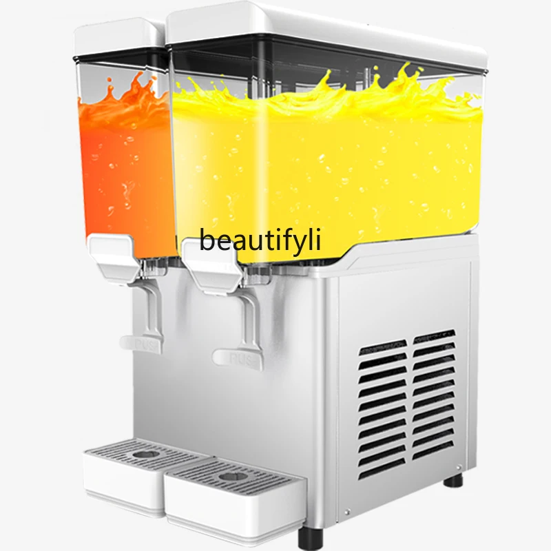 Commercial Hot and Cold Automatic Double Cylinder Cold Drink Machine Restaurant Blender Stall