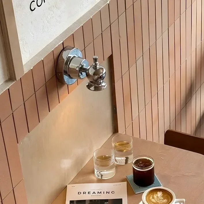 مصباح جداري بجانب السرير لغرفة النوم على طراز العصور الوسطى، مصباح جداري للمدخل القديم #3