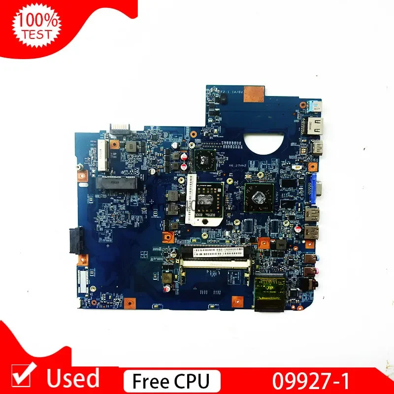 

Used 48.4FN02.011 Laptop Motherboard For Acer Asipre 5542 5542G Notebook 09927-1 JV50-TR MB DDR2