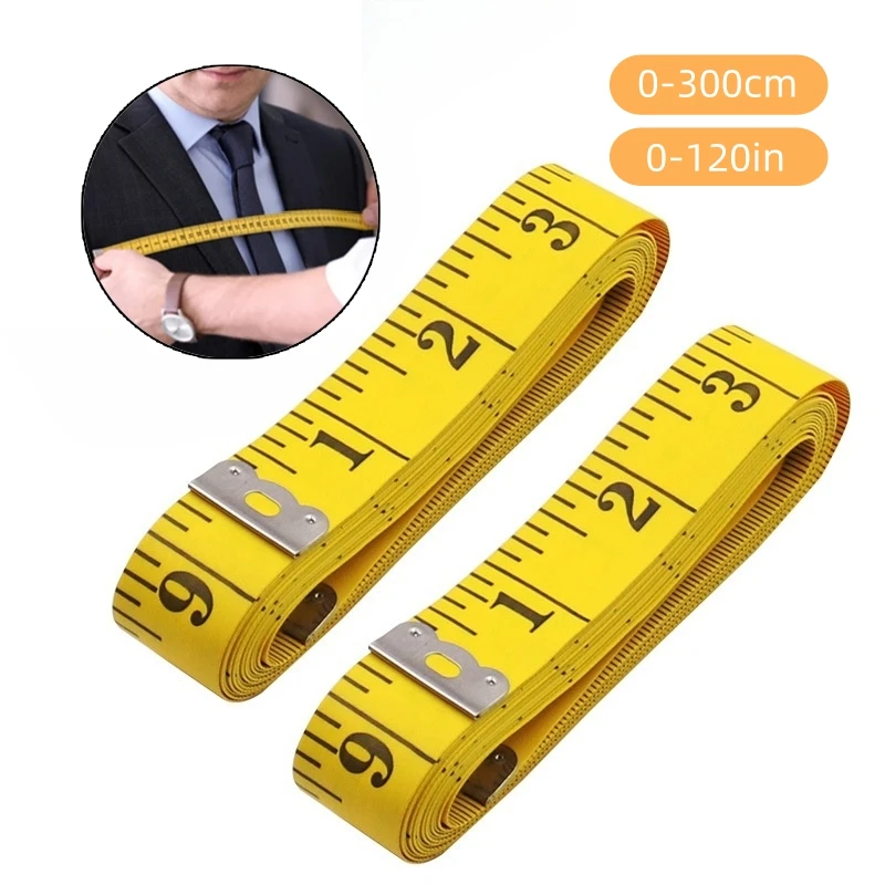 300 cm 120 Zoll Tragbare Weiche PVC Band Körper Messen Nähen Schneider Band Langlebig Für Schneiderei Messen Analyse Instrumente Werkzeug