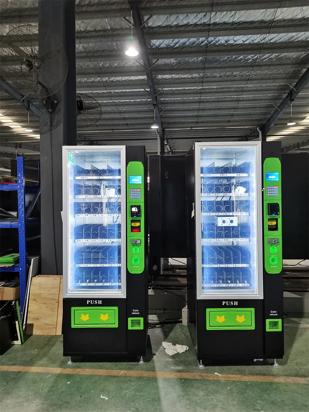 Smart Refrigeration De Maquina Expendedora Combo Vending Machine Touch Screen