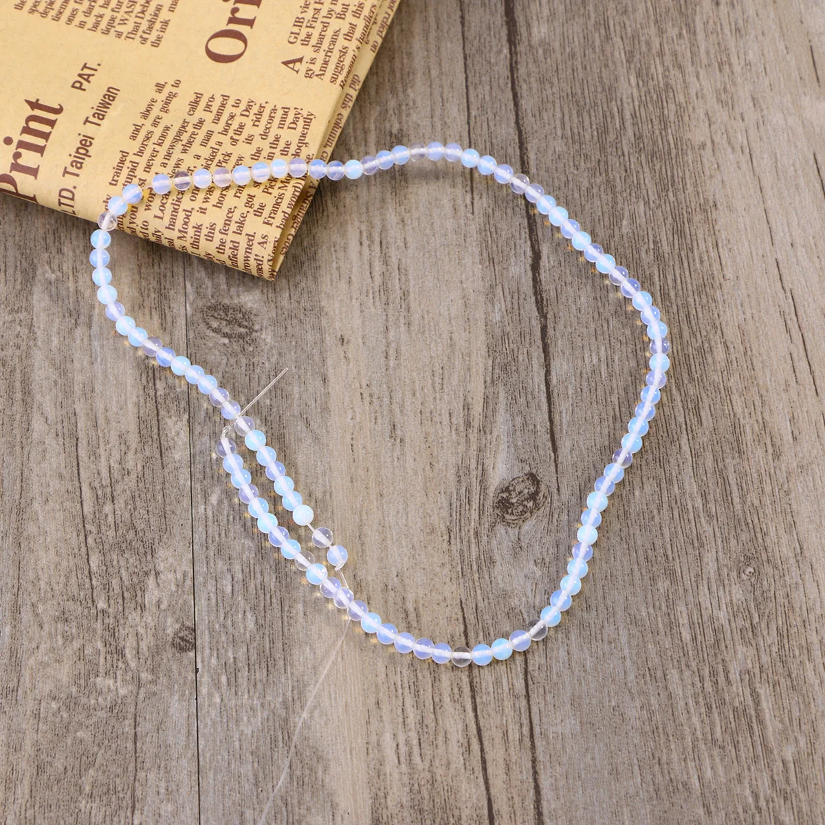 8 مللي متر أوبال الخرز السواحل مادة متينة DIY بها بنفسك صنع المجوهرات أقراط القلائد الحلي الإبداعية اكسسوارات أوبال الخرز #5