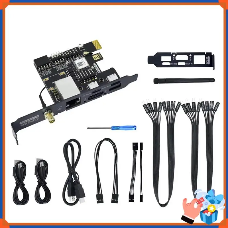 

Compact Nanokvm-Pcie Pikvm Mini Remote Control Operation And Maintenance Server With PCIE WIFI, Nanokvm-Pcie-WIFI-Kit