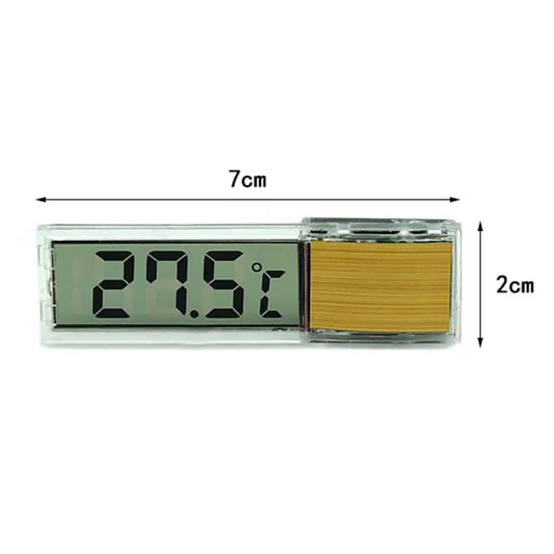 Waterproof Aquarium Thermometer 3D Digital LCD Electronic Fish Tank Temperature Fish Turtle Temp Meter Aquarium Decoration