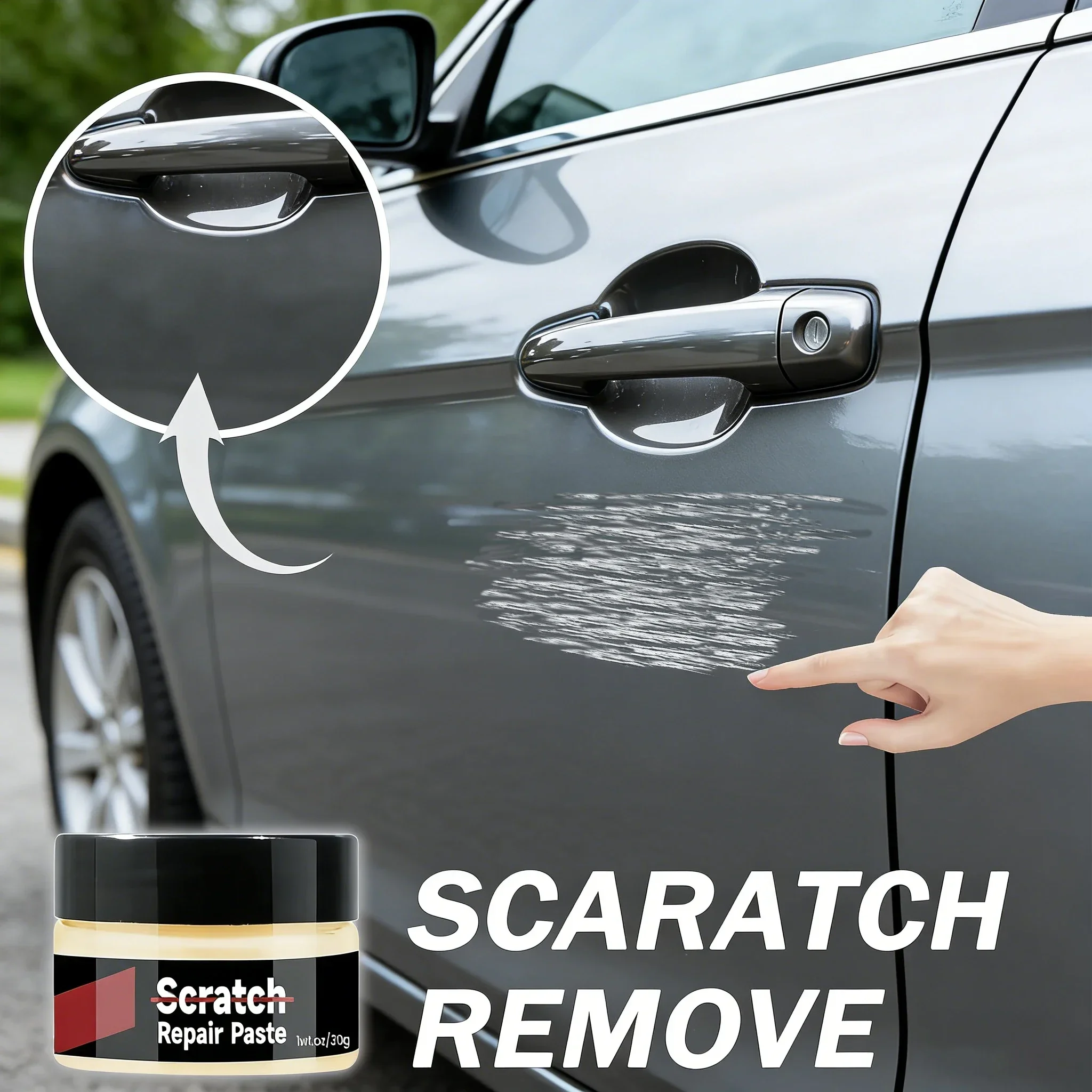 Z 2.2 Auto Scratch Repair Compound, Professional Polishing Paste for Vehicle Body Paint Care & Restoration