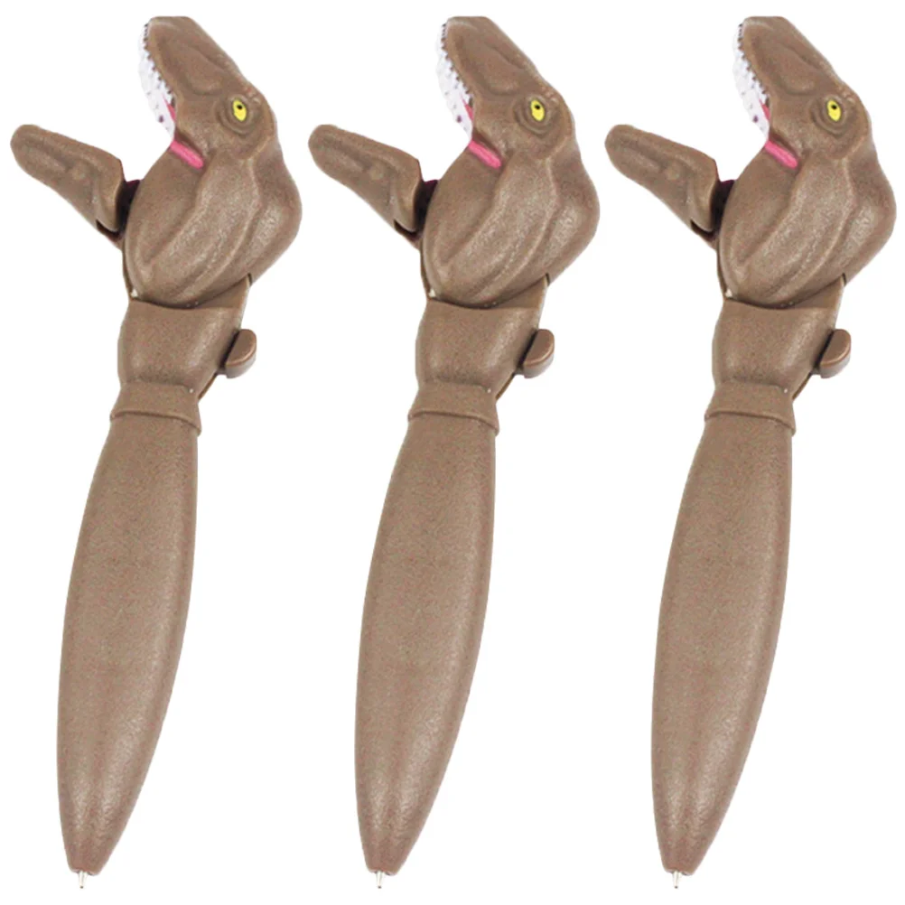 

3 шт., шариковая ручка с изображением динозавра, легкая, портативная, креативная, многофункциональная ручка для письма, удобная, удобная ручка для повседневного использования