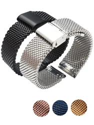 Quick Release  Thickness  Milanese  Watch Band  18mm  20mm  22mm  24mm  Stainless Steel Bracelet 3mm Thick  Free shipping