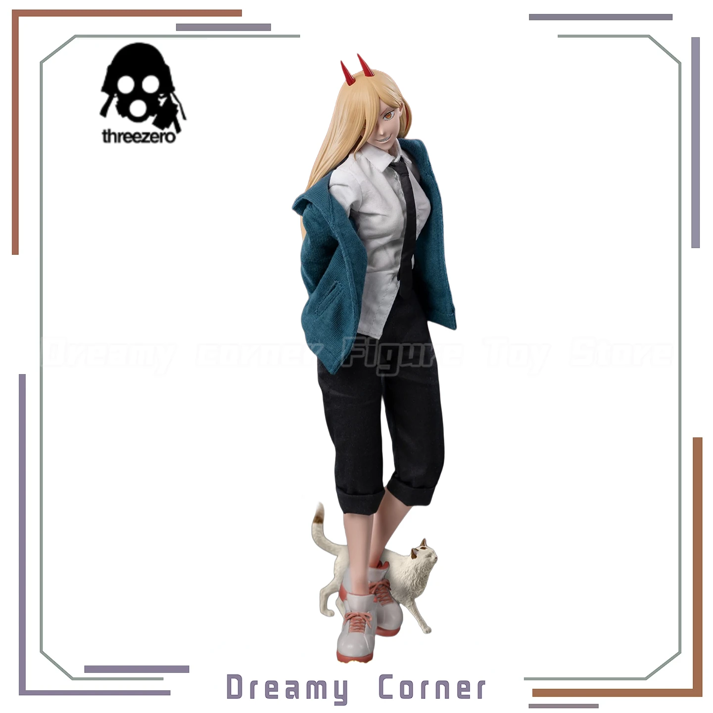 

【Pre-sale】Threezero FigZero 3Z0408 CHAINSAW MAN POWER 1/6 Anime Figure