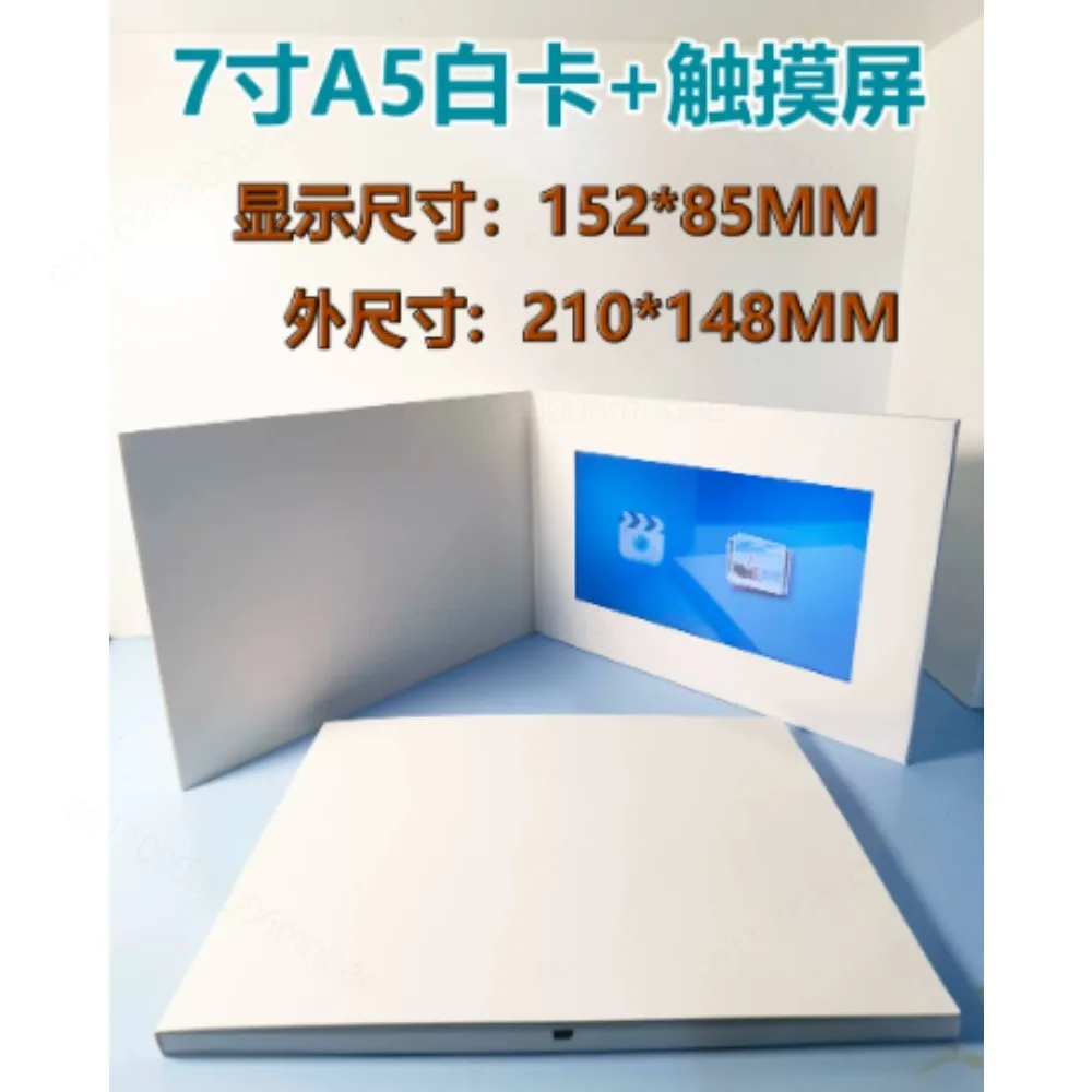 7 Inch Lcd Screen Business Promotional Motion Digital Wedding Invitation Greeting Card Album Mailer Gift Box Book Video Brochure
