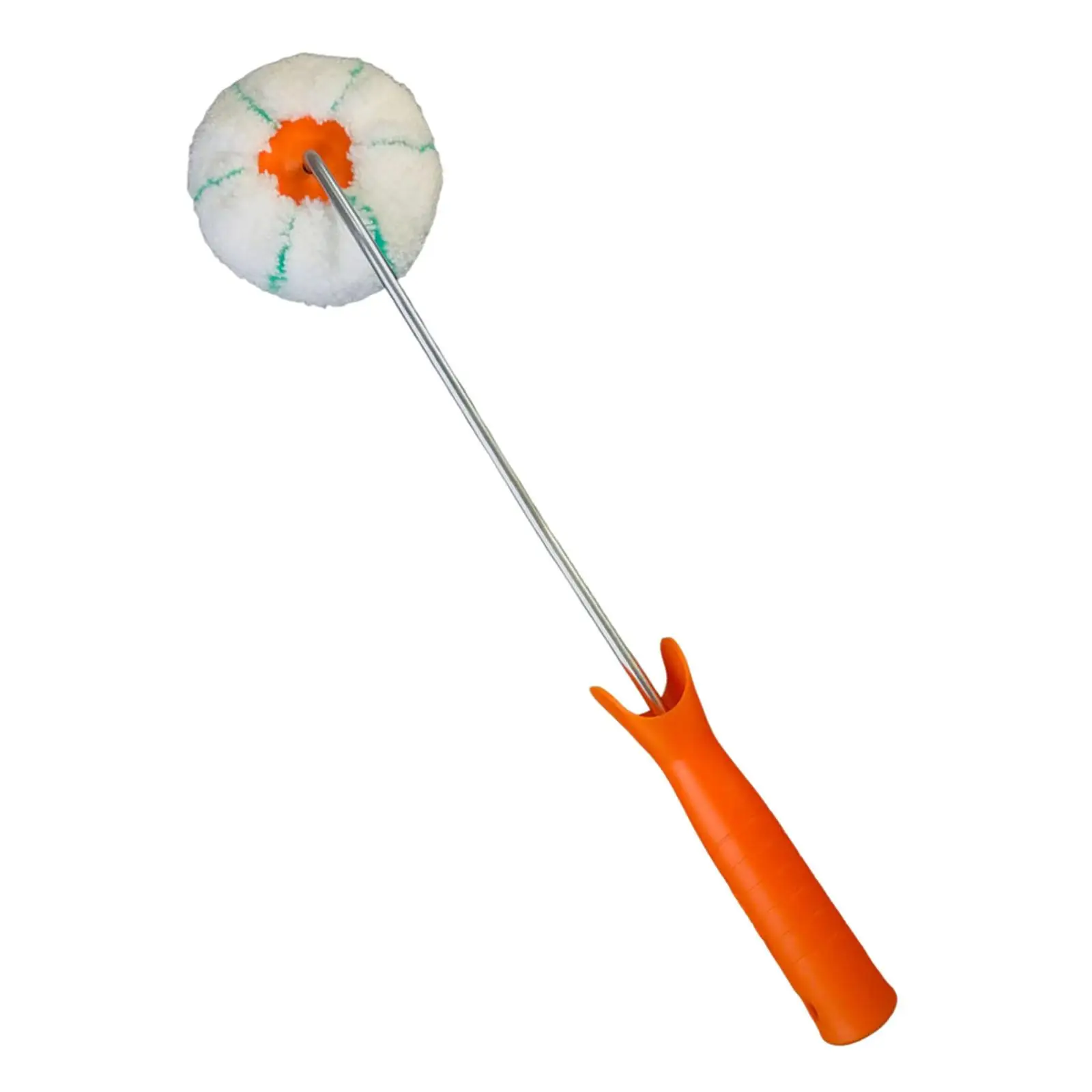 Rodillo de pintura de esquina, artesanía versátil, ergonómico, bricolaje, barro para paneles de yeso, mango extendido, pincel de pintura para aplicación doméstica de oficina