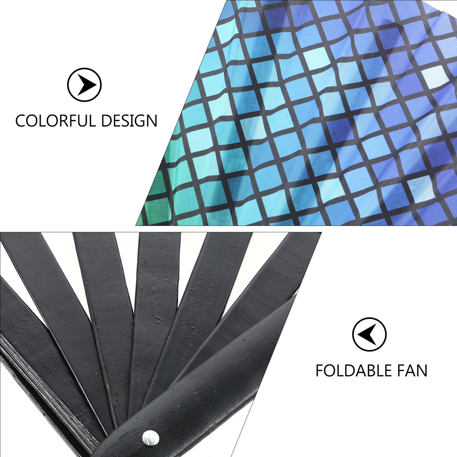 

1Pcs Folding Fan Japanese Portable Handheld Fan Lightweight for Wedding Gift Summer Cooling and Home Decoration