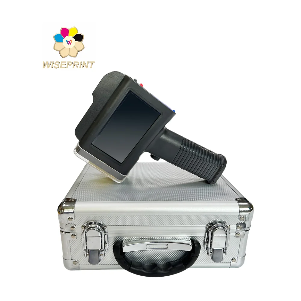 WISEPRINT Mini impressora jato de tinta portátil Pro Mate HP-WP254 600dpi para impressões de código de barras de data de produção de material flexível