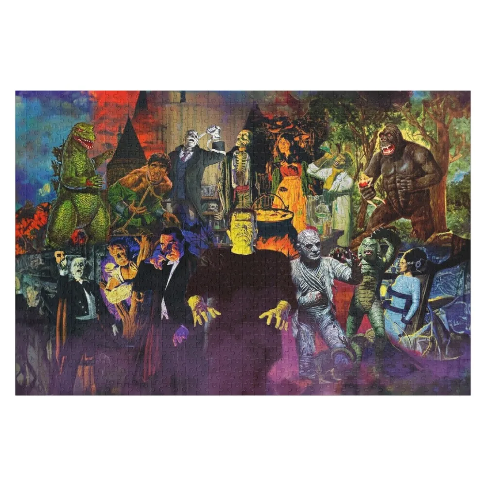 

Пазл «Монстры Авроры» с индивидуальным дизайном и фотографией, персонализированный подарок, пазл для молодоженов