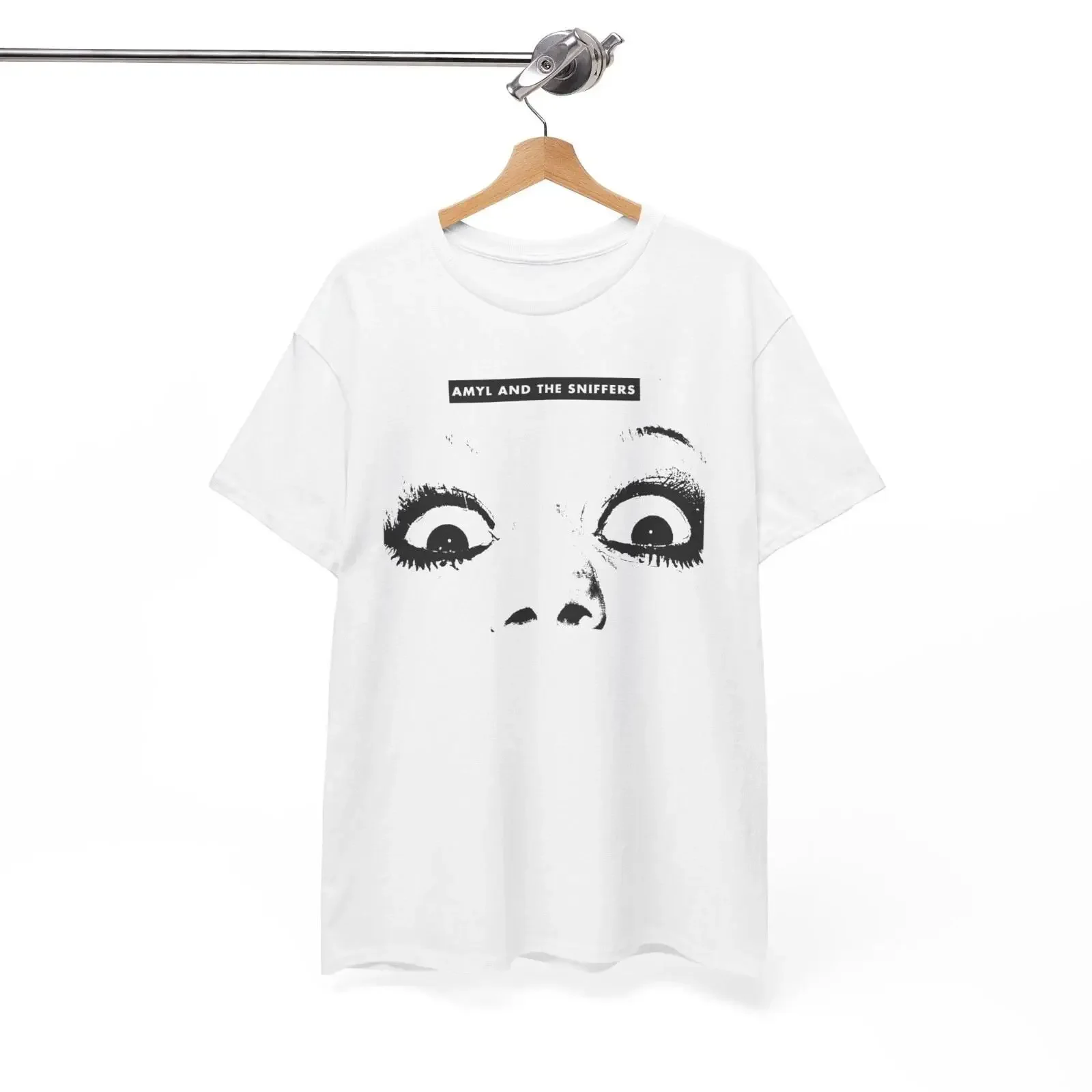 Amyl and the sniffers t shirt tee Image 1 of 4 vintage Washed designer clothes Soft Comfortable Casual homme Slightly