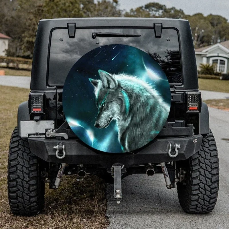 Wild Animals Vintage Tire Cover- Universal Wheel Tire Cover for Trailer, RV, SUV, Truck