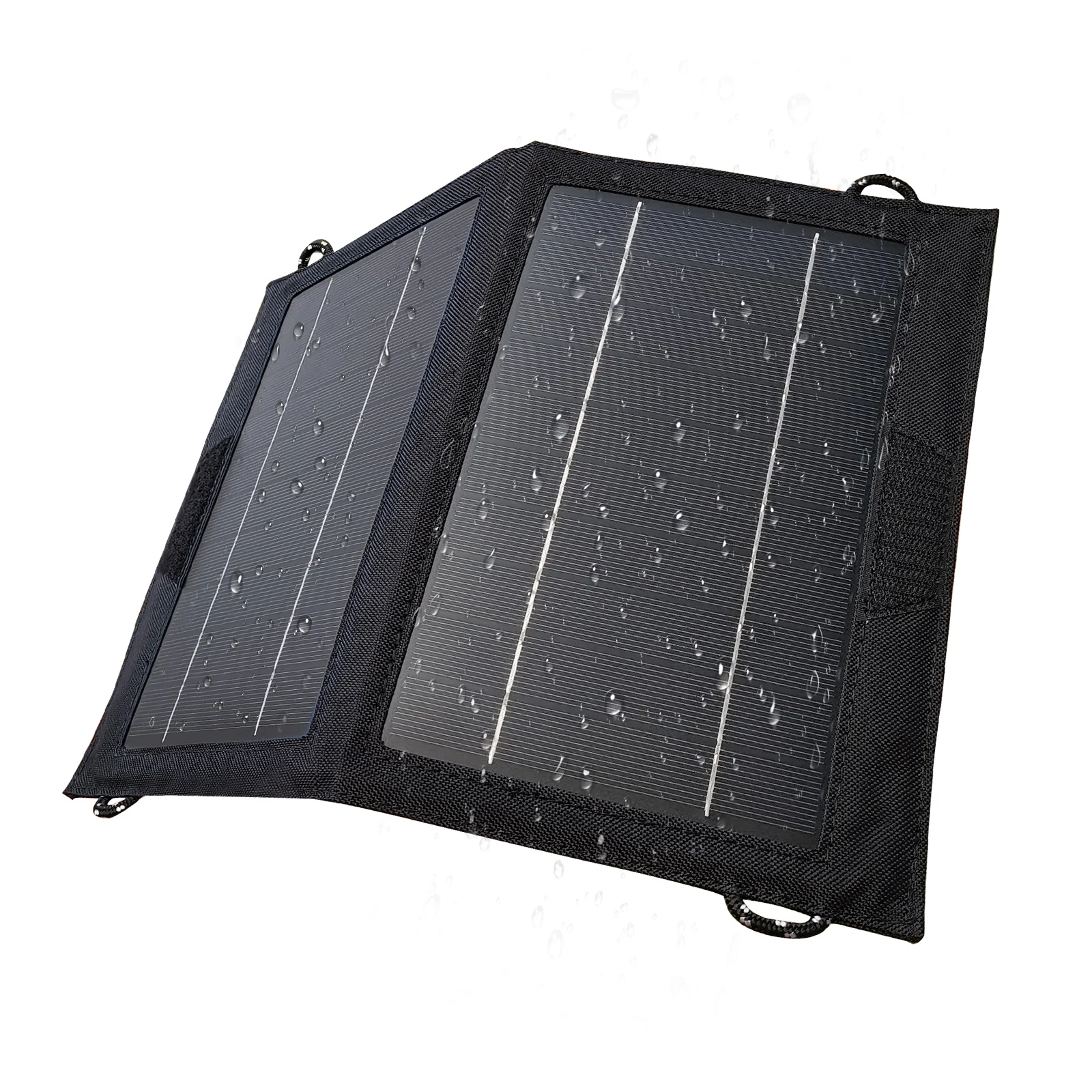 ALLPOWERS-cargador Solar portátil de 10W, Panel Solar plegable impermeable con salida USB para senderismo, Camping, mochilero, teléfono, iPad