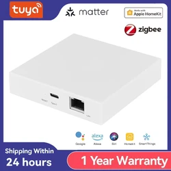 Tuya Matter Thread Hub Zigbee Smart Home Bridge Matter Gateway Hub Siri voice control Homekit Smartthings Google Alexa