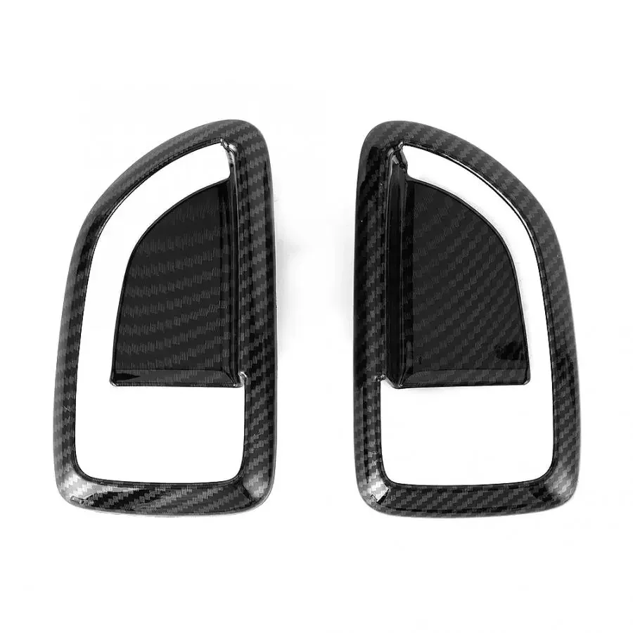 Door Handle Trim 2pcs Carbon Fiber Style Inner Door Handle Trim Fits for Hyundai Grand Starex H1 2019 Brand New Car Accessories