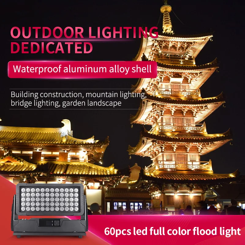 Waterproof Outdoor City Color Wall Washer IP65 DMX Waterproof Wall Washer Lighting RGBW Wall Washer Led Wash Light for Stage