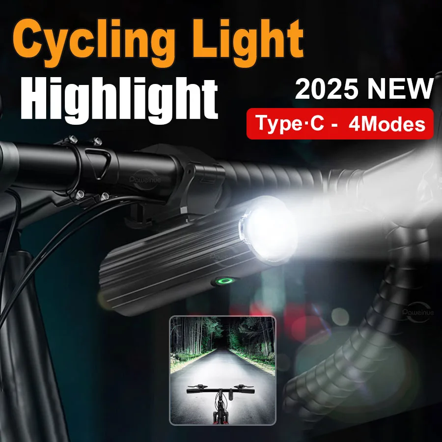 

Супер яркий велосипедный фонарь из алюминиевого сплава, водонепроницаемый перезаряжаемый передний фонарь, велосипедный фонарь, многофункциональный, безопасный для езды на велосипеде IPX4