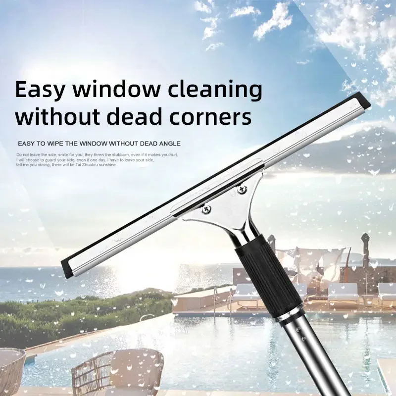 Glass Scraping Glass Artifact Window Brush White Cloud Style Cleaning Wiper Single-sided Window Cleaning Squeegee Floor