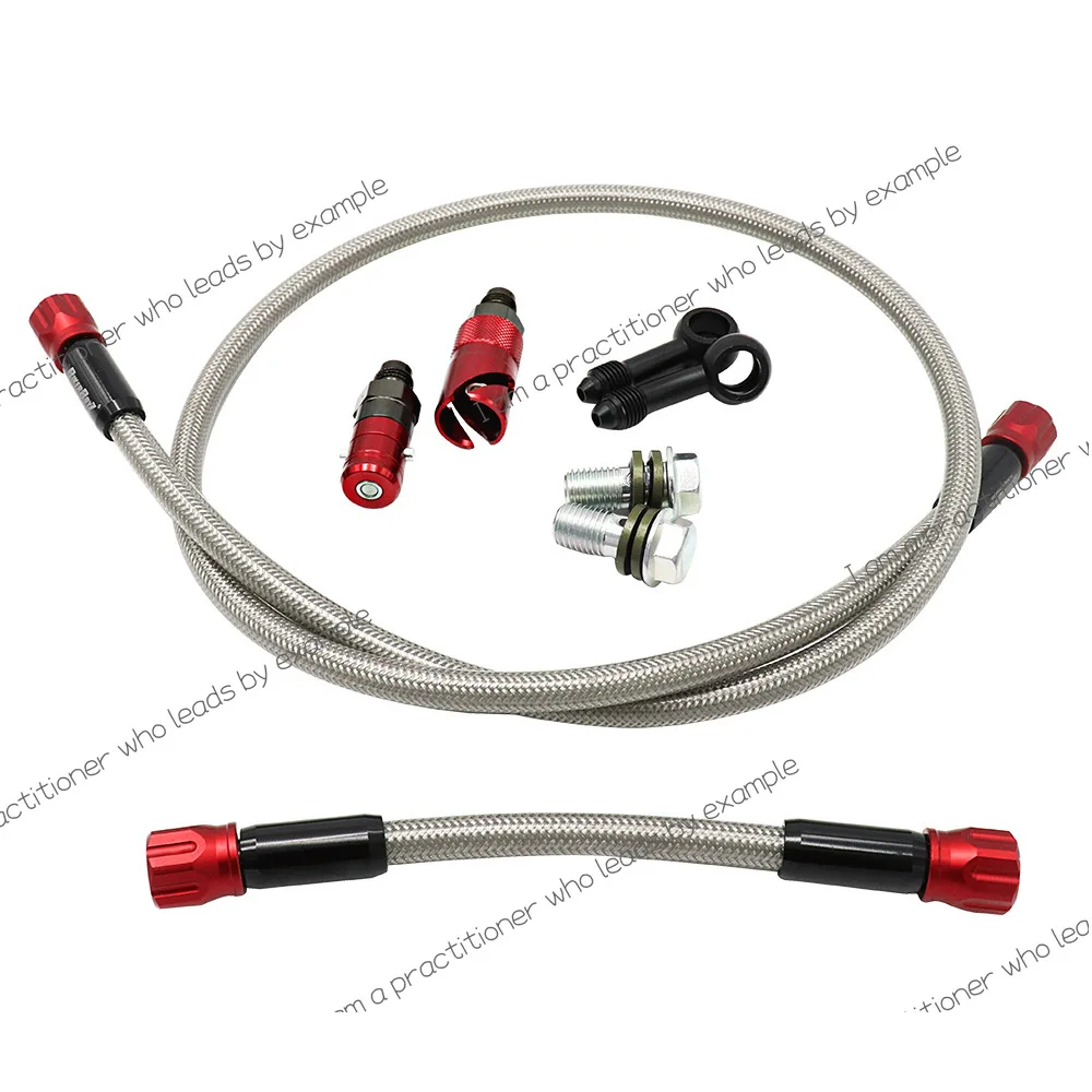 Suku cadang lokomotif kontrol numerik konektor aluminium AN3 adaptor sepeda motor YouTube kit saluran rem