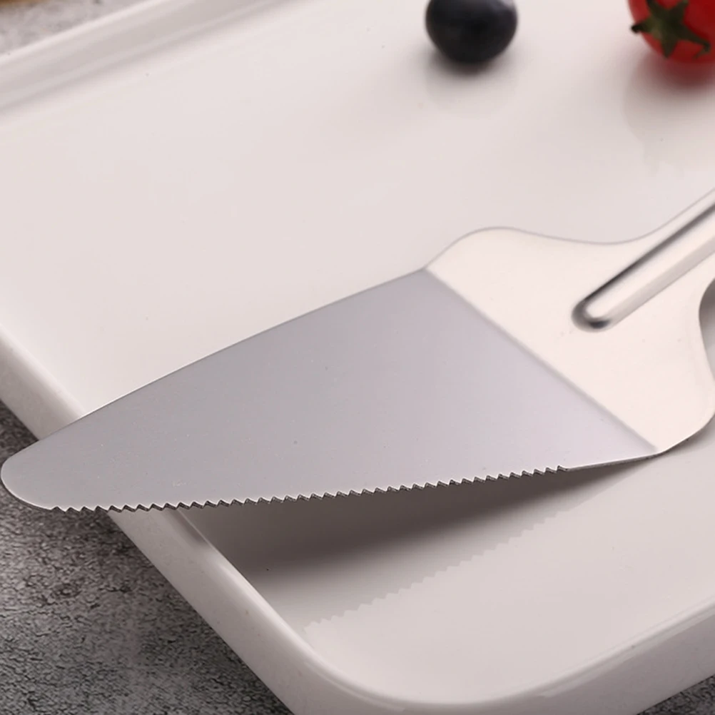

Stainless Steel Pizza Spatula Easy to Clean Baking Tool Scraper Cake Shovel Cheese