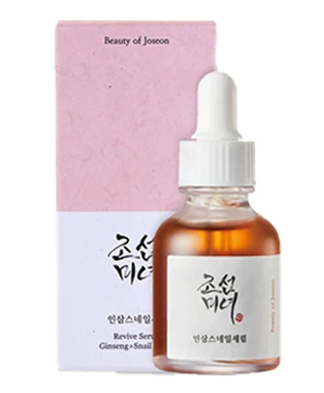 Beauty of Joseon - Sérum revitalisant : Ginseng + Mucus d'escargot (30ml)