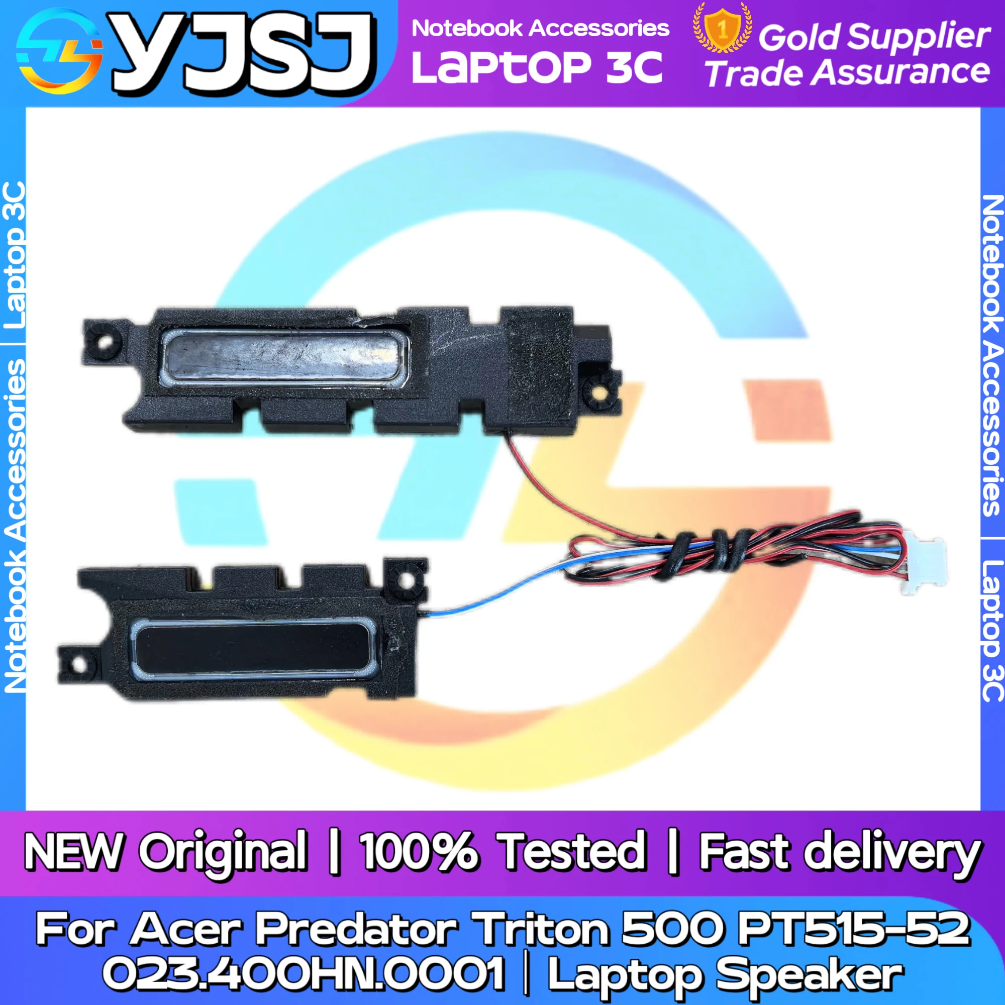 

Новый оригинальный аудиодинамик для ноутбука Acer Predator Triton 500 PT515-52, встроенный динамик, звуковой сигнал 023.400HN.0001