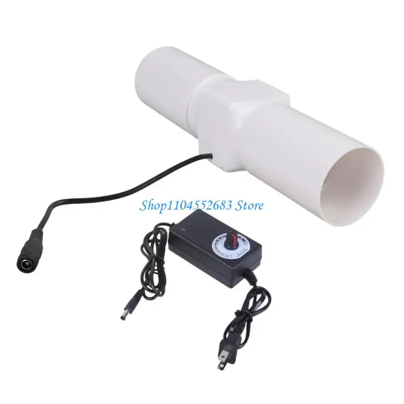 12V Mini Duct Boosters Fan for Vents Exhaust and Air Circulation Greenhouse Vents 