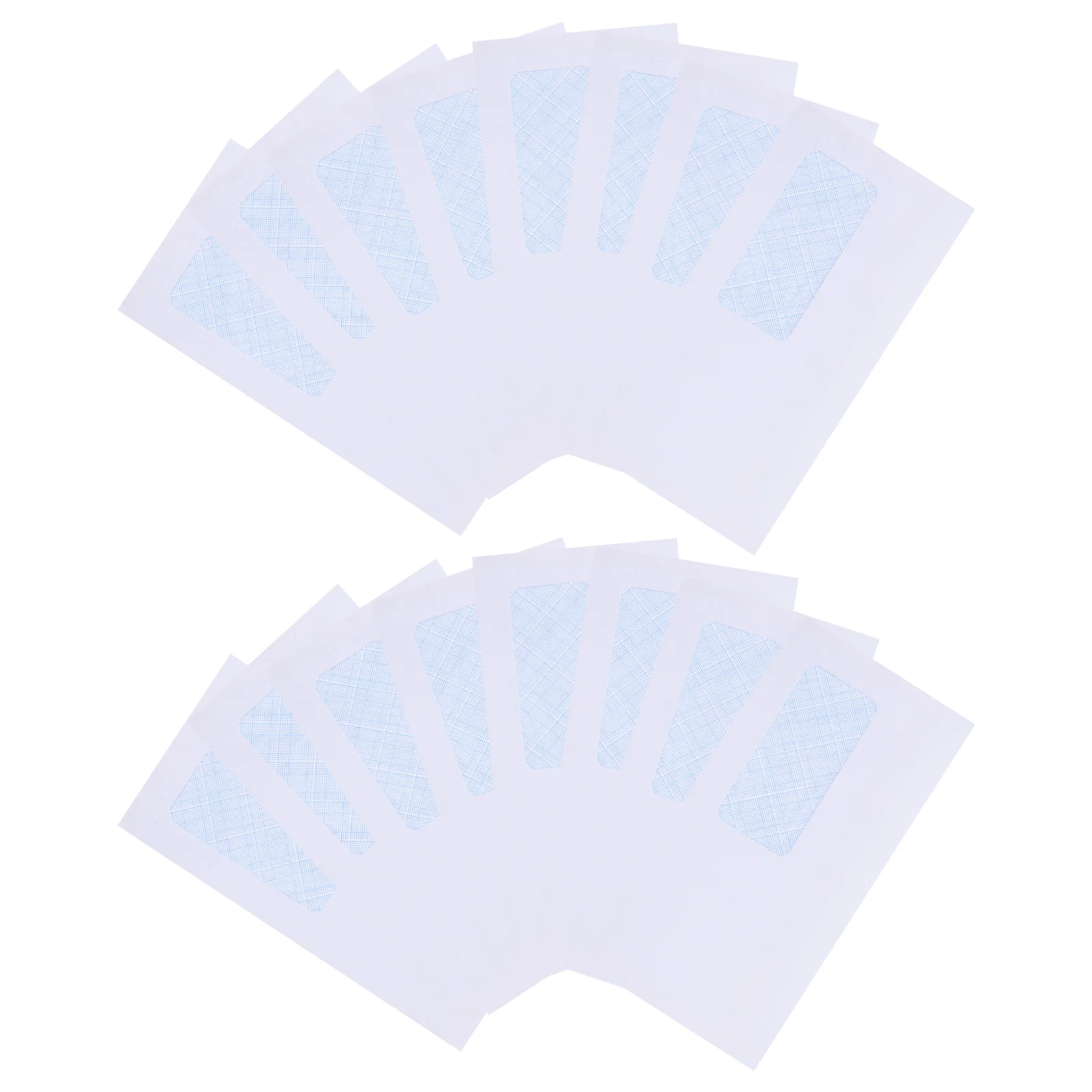 

50pcs Self-Sealing Security Envelopes Left Window White Document Envelopes for Checks Storage