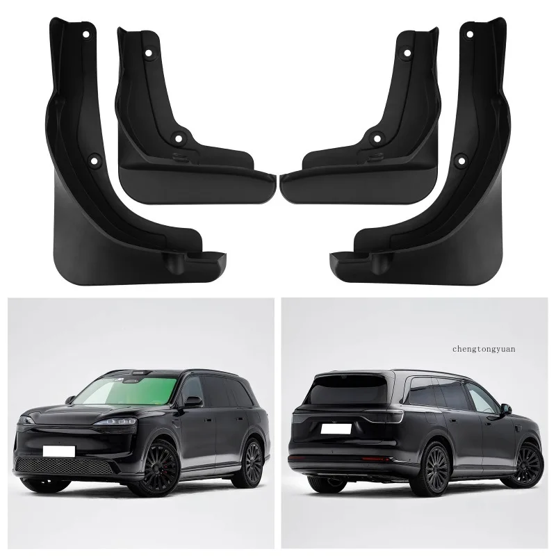 Fenders Car Mud Flaps Mudguards FOR Aito M9 2026 Splash Guards ABS Black Exterior Modification Accessory Anti Mud Sand