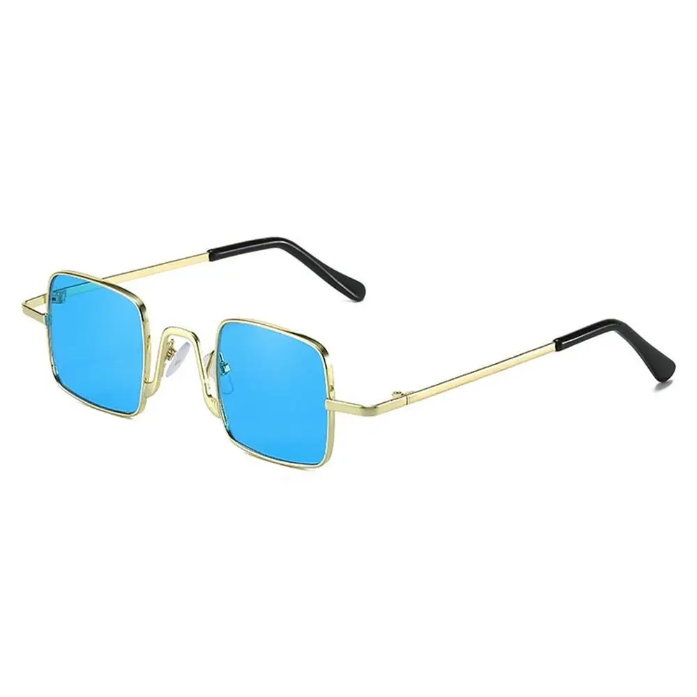

Fashion Metal Frame Punk Sunglasses Candy Color UV400 Square Sun Glasses Women & Men Hip Hop Shades