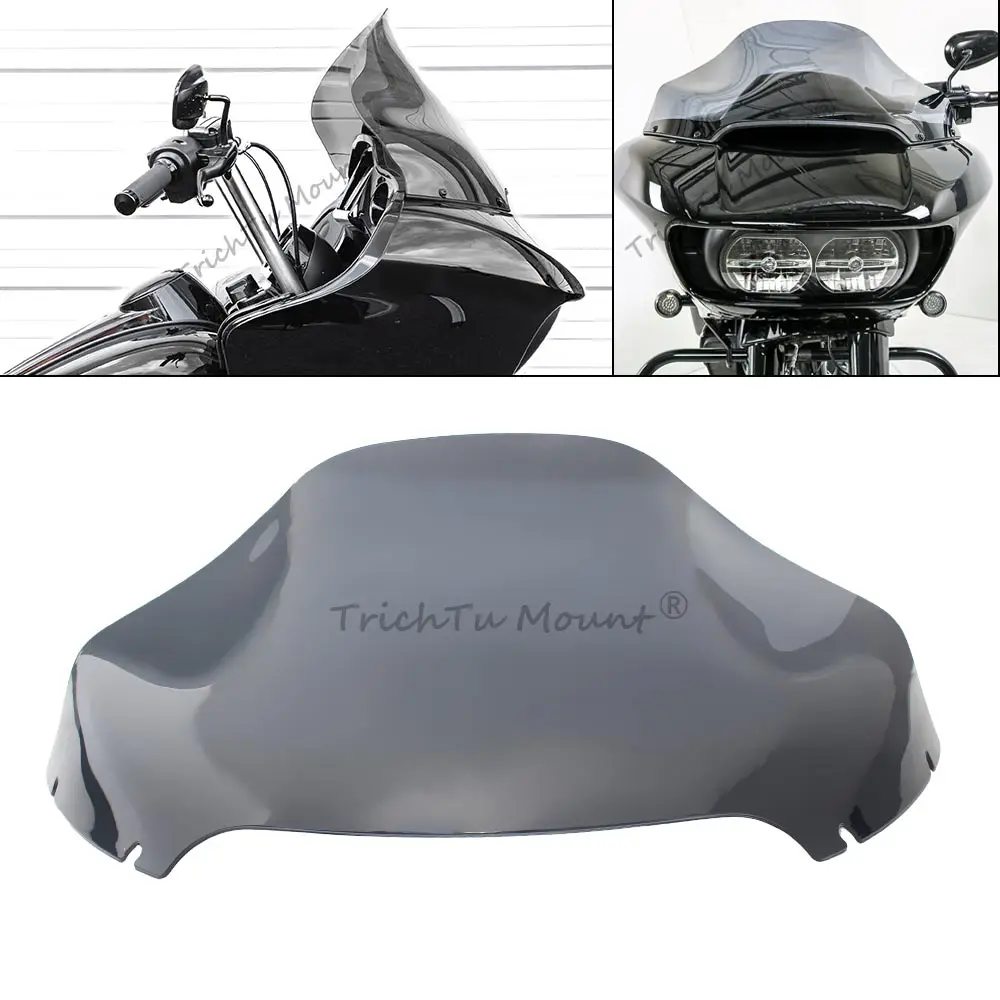 

13-дюймовое ветровое стекло для мотоцикла, дымчатое, для Harley Road Glide Special ST CVO/SE Limited 2015-2024, ветроотражатель