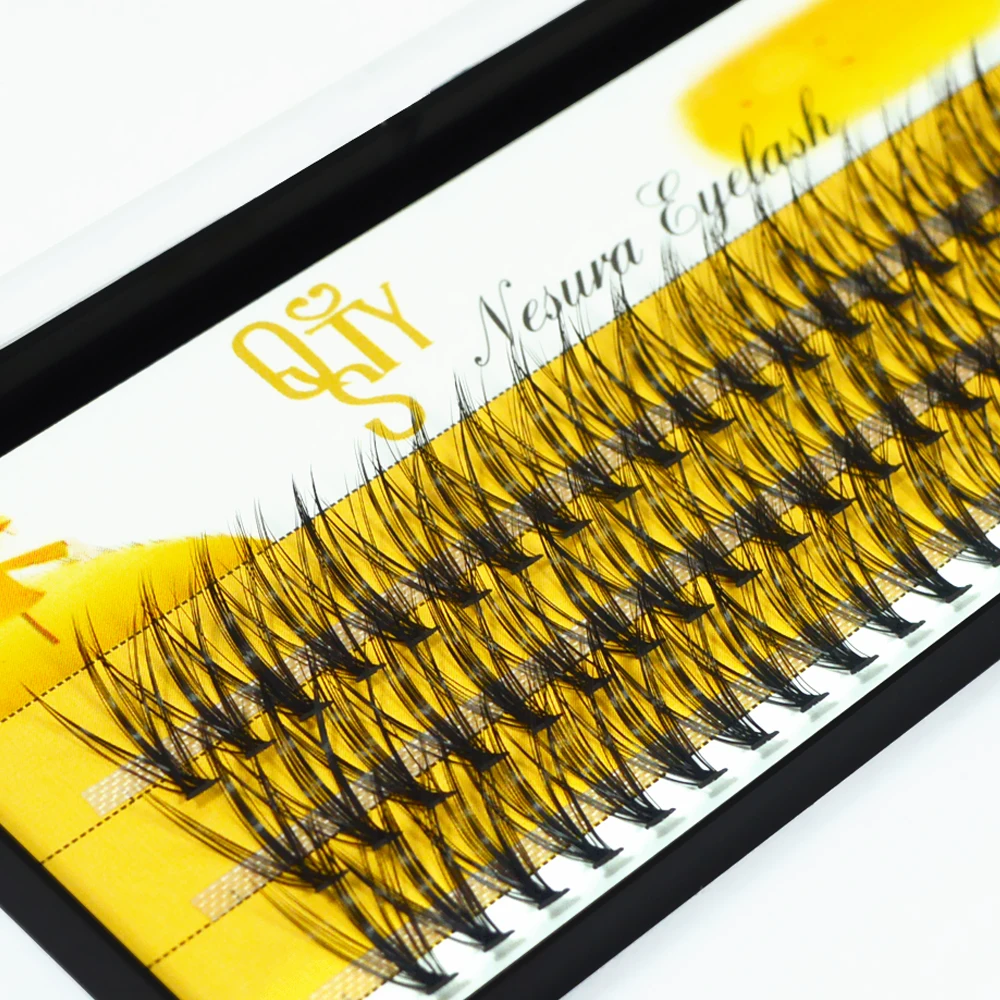 20D Grafting False Eyelashes Black Natural Long Professional Clusters Eyelash Extensions 20D Individual Volume Pro Made