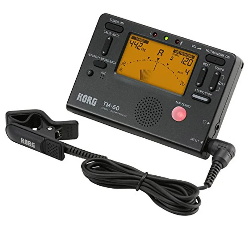 Tuner Metronome for Piano Guitar, Tuning and Tempo, Portable Musical Instrument Accessory