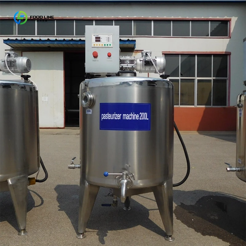 Pasteurization Tank Milk Pasteurizer Tank Automatic Dairy Sterilization Tank FL Customized