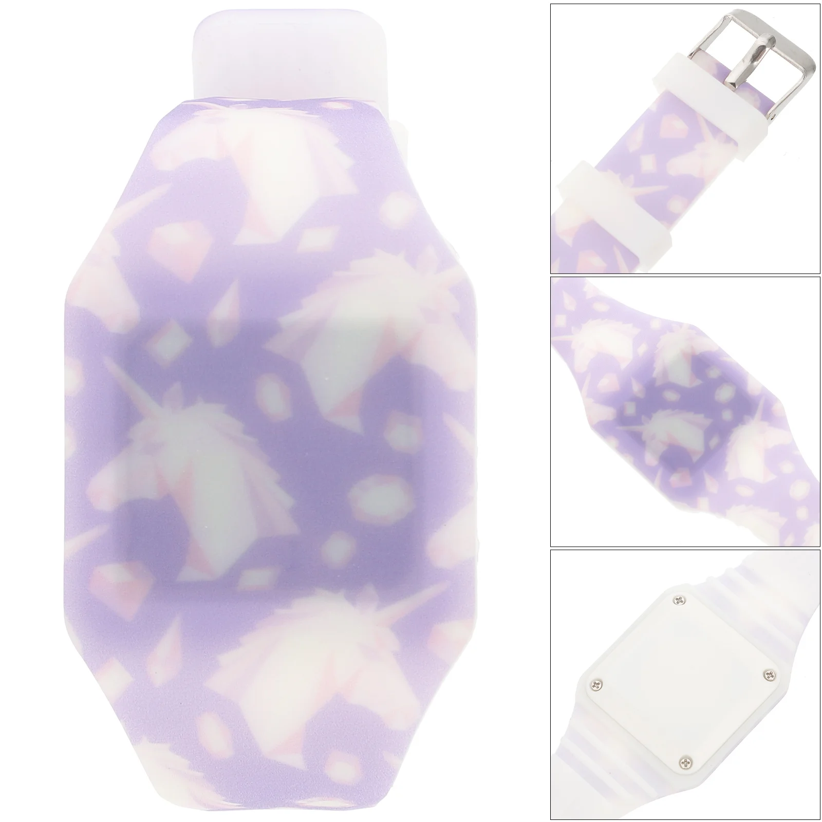 LED Touch Display Kids Watch Unicorn Design Bright Colors Durable Casual School Party Children Watch Gift LED for Kids