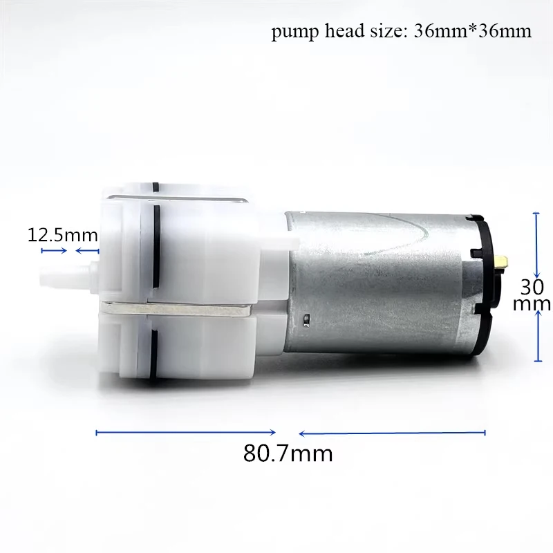 

DC 6V-12V 36MM Large Flow Micro Diaphragm Air Oxygen Pump Vacuum Pump Negative Pressure Suction Pump DIY Inflator Seat Massager