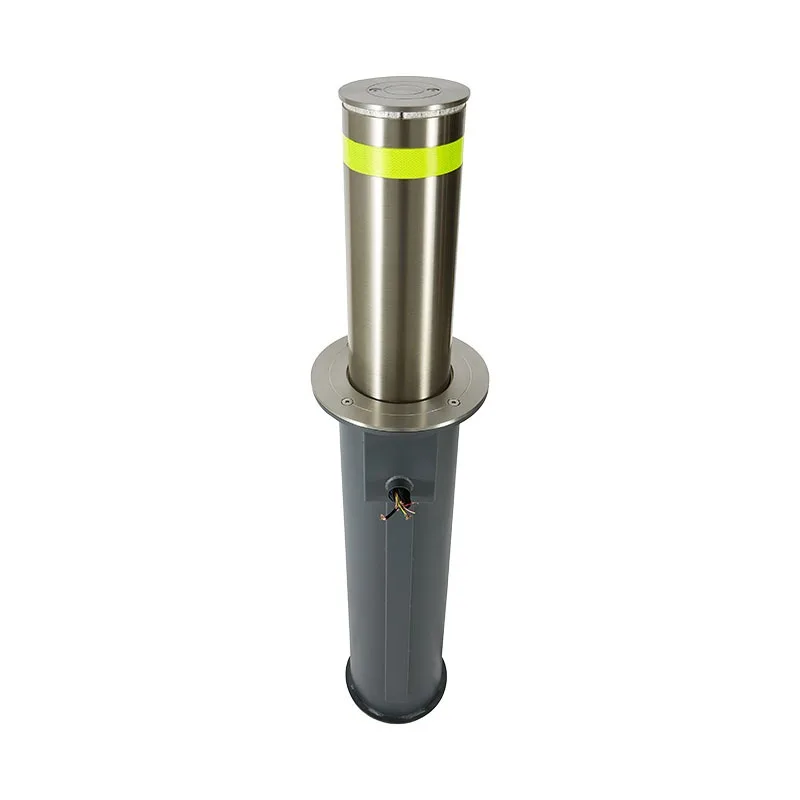 Stainless steel embedded road piles, anti-collision roadblock columns, stainless steel isolation columns