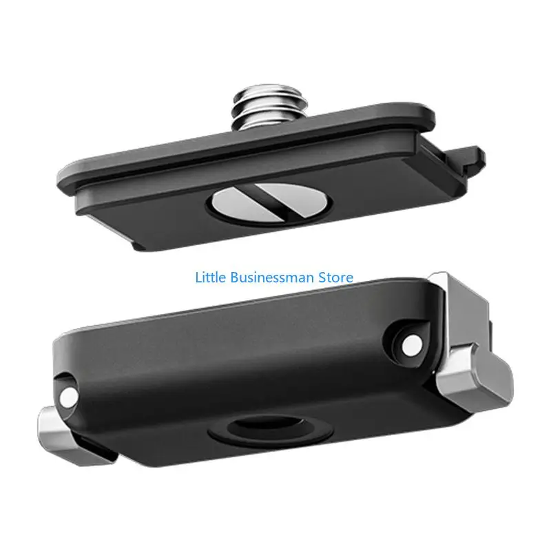 

AntiSlip 1/4 Quick Release Base Plate with 1/4inch Top Cover Aluminum Camera Mount for Outdoor Sports Photography M76A