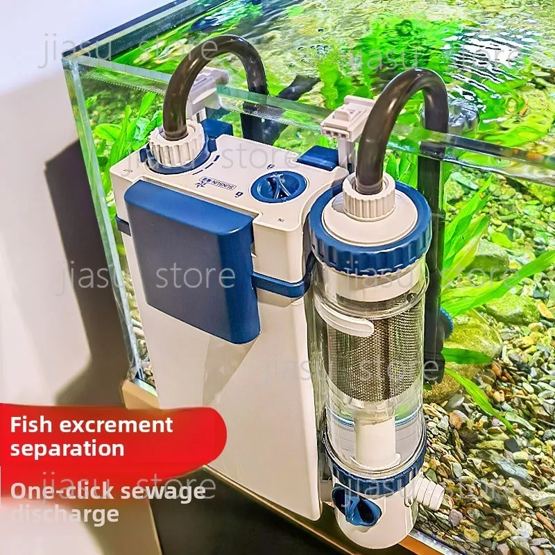 Fish tank filter, oxygen generator, water purification three in one circulating water pump, wall mounted
