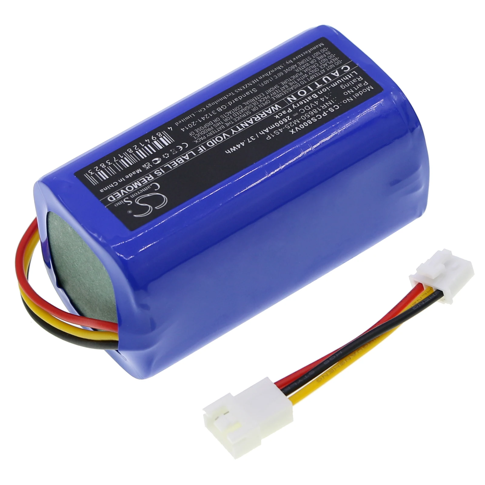 Baterai Vakum Li-ion untuk Ropo, 14.4V, 2600mAh, Model Kompatibel: kaca 3
