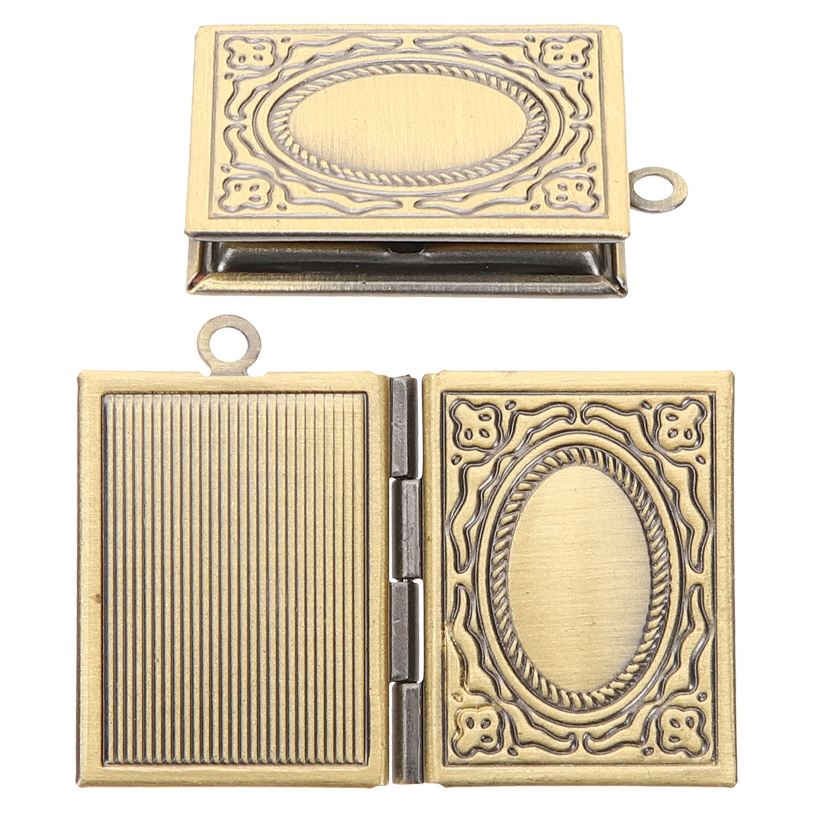 2 قطعة قلادة صورة خمر المناجد حامل صور قلادة كتاب على شكل مدلاة مجوهرات لقلادة صور تذكار