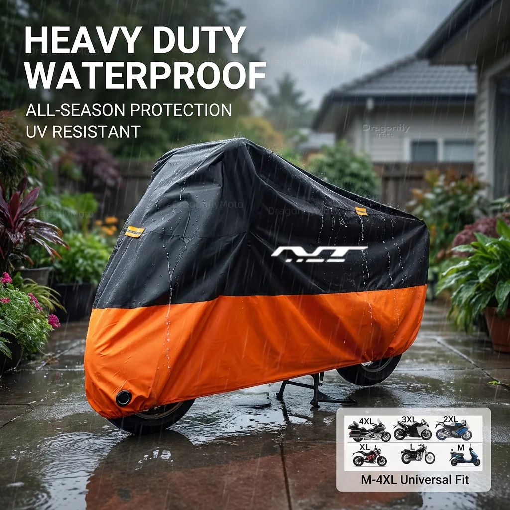 

Чехол для мотоцикла Honda NT1100 NT 1100 2022 2023, толстый, 210D, водонепроницаемый, для улицы, защита от ультрафиолета, от пыли, дождя, солнца, всесезонный