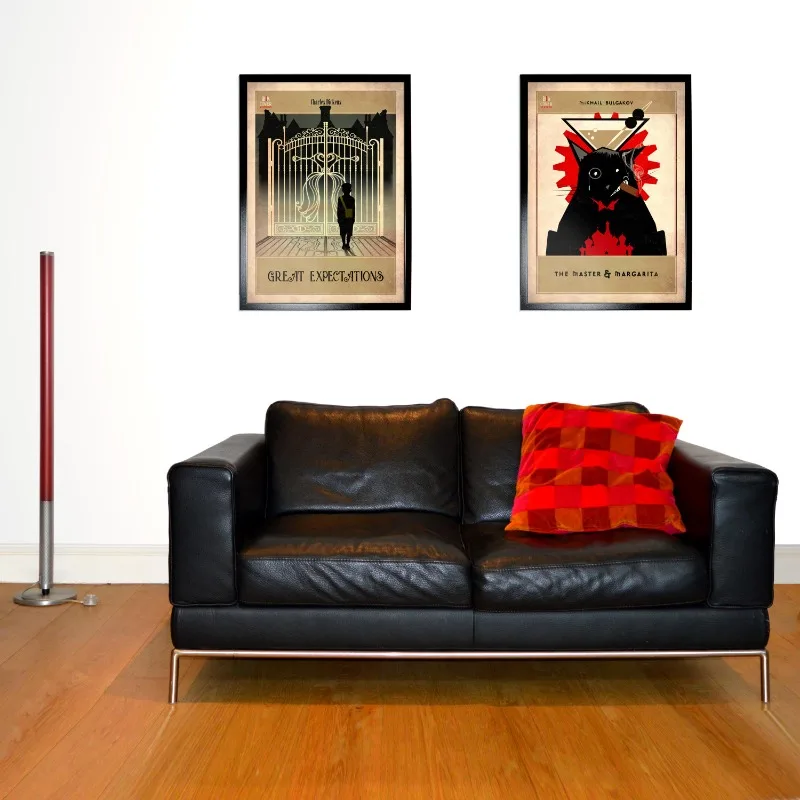 Classic Novels Cover Literary Works Poster The Odyssey Vintage Style Re-imagined Novel Art Canvas Painting Wall Home Decor Gift