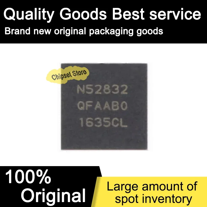 

2pcs/lot NRF52832-QFAA-R NRF52832 N52832 QFN IC 100% Brand new