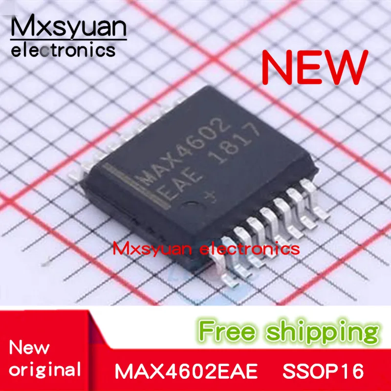 

5PCS/LOT MAX4602EAE MAX4602EAE+ MAX4602EAE+T SSOP-16 New original