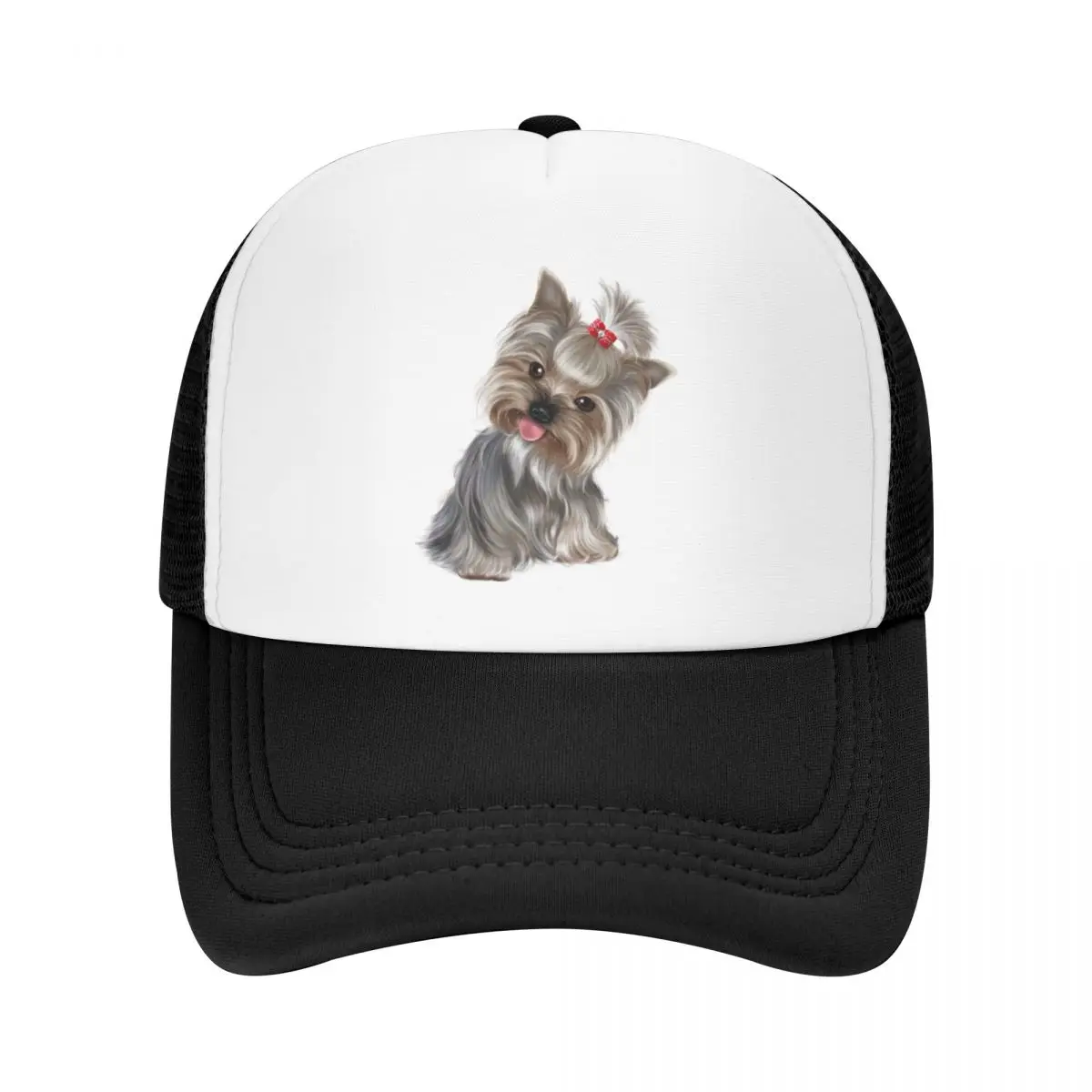 

Custom Classic Yorkshire Terrier Baseball Cap Men Women Adjustable Cute Yorkie Dog Trucker Hat Sun Protection