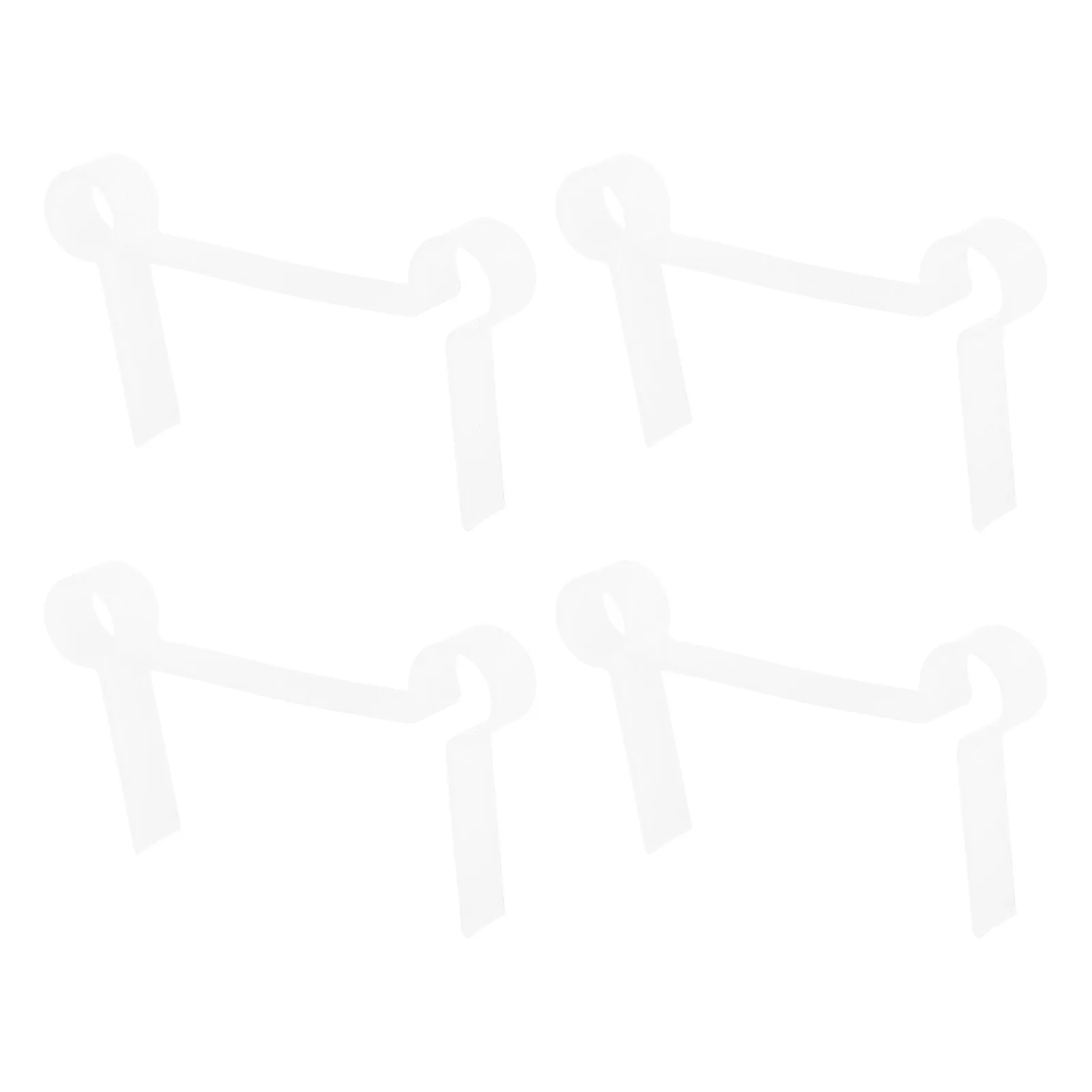 

4Pcs Glass Door Seal Gasket Replacement - Waterproof Shower Door Hinge Shims for Glass Shower Doors White Washer Seal Gasket